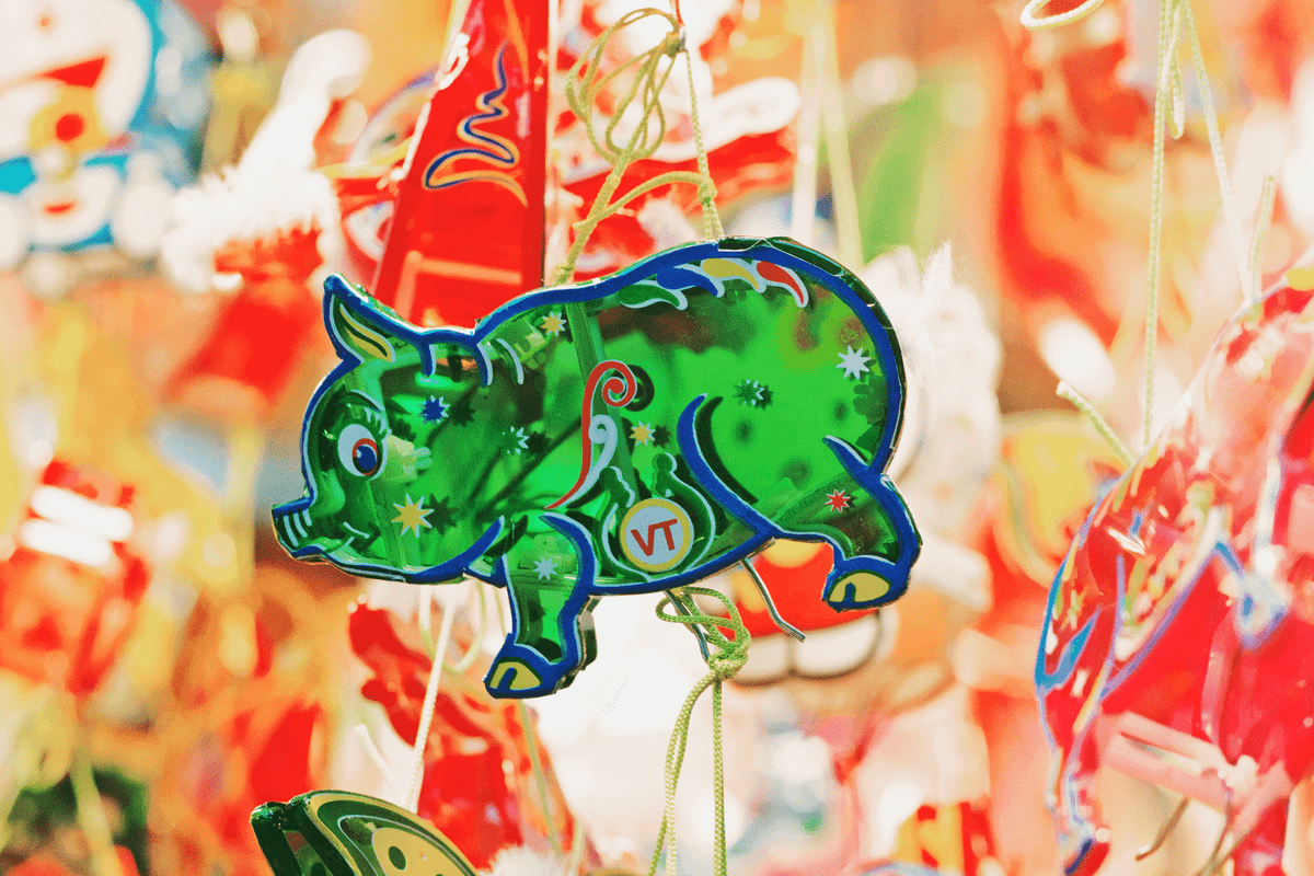 Các loại lồng đèn từ lồng đèn giấy, lồng đèn ngôi sao, lồng đèn hình thú… màu sắc, mẫu mã đa dạng mà giá cả rất phải chăng, dao động vào khoảng 10-50.000 đồng/ chiếc tùy loại.