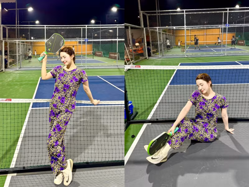 Hình ảnh diện outfit độc lạ của Quỳnh Nga ngay lập tức thu hút sự chú ý của netizen.