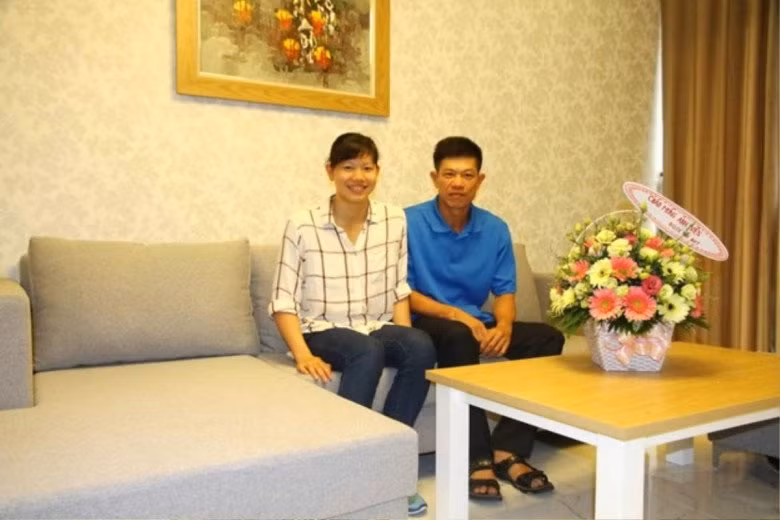 Đến tháng 5/2017, nữ vận động viên bơi lộ đã được vị đại gia trao tặng căn hộ tiền tỷ. Được biết, căn hộ nằm trên tầng 8 thuộc tháp B2 của khu chung cư cao cấp này. (Ảnh: Facebook)