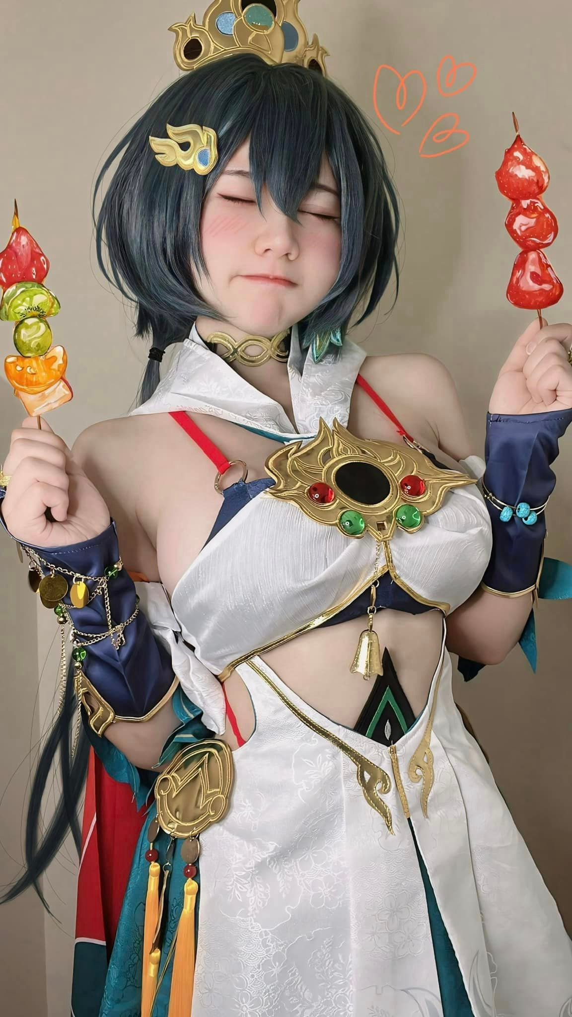 Từng chi tiết, thần thái và biểu cảm của Yunli cũng được thể hiện vô cùng chân thật, khiến nhiều anh em mê mệt ngay trong lần chiêm ngưỡng đầu tiên.