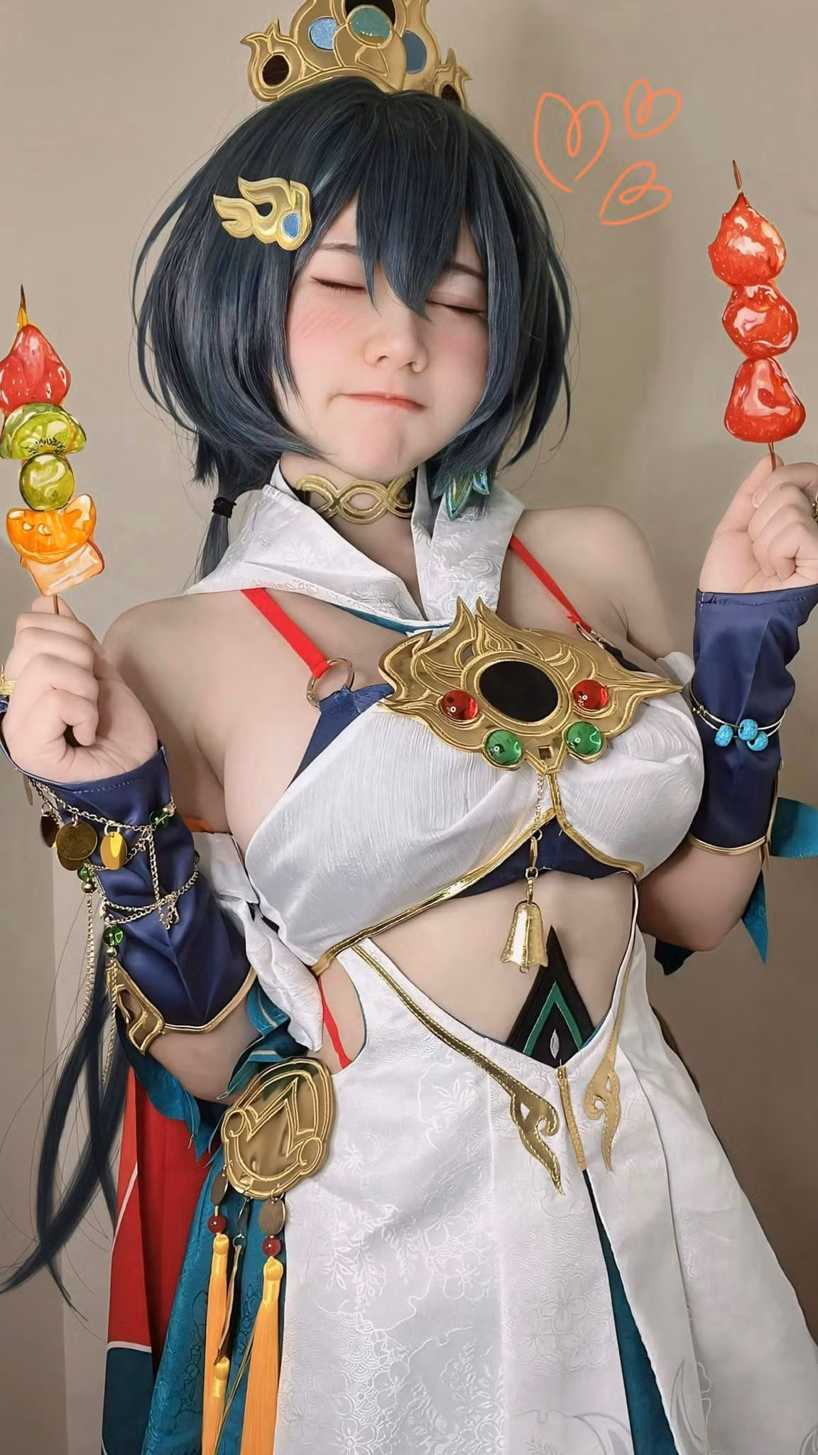 Từng chi tiết, thần thái và biểu cảm của Yunli cũng được thể hiện vô cùng chân thật, khiến nhiều anh em mê mệt ngay trong lần chiêm ngưỡng đầu tiên.