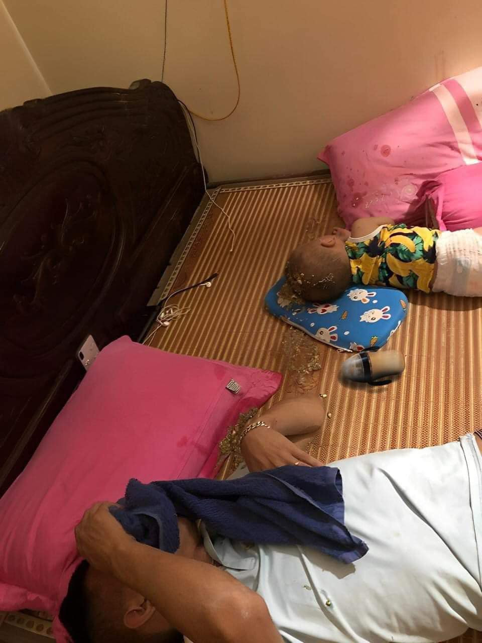 Anh chồng thì sau khi tạo ra một "bãi chiến trường" đã ngủ quắc cần câu, chỉ còn mỗi chị vợ phải dọn dẹp: "Khổ thân đứa bé 13 tháng tuổi đang ngủ bị mẹ lôi dậy đi tắm, cũng khổ thân cho cả em nửa đêm phải dọn dẹp đống hậu trường của anh... Lắm lúc em nghĩ không biết em đi nhậu với bạn, 1h sáng về nôn vào đầu anh vậy, chắc anh...em ko trượt phát nào". Cô than thờ "Đàn bà, cũng có nhiều cái khổ, anh nhỉ??? Khổ nhất là có ông chồng nể bạn, nể bè nhưng lại không thương vợ, xót con...".