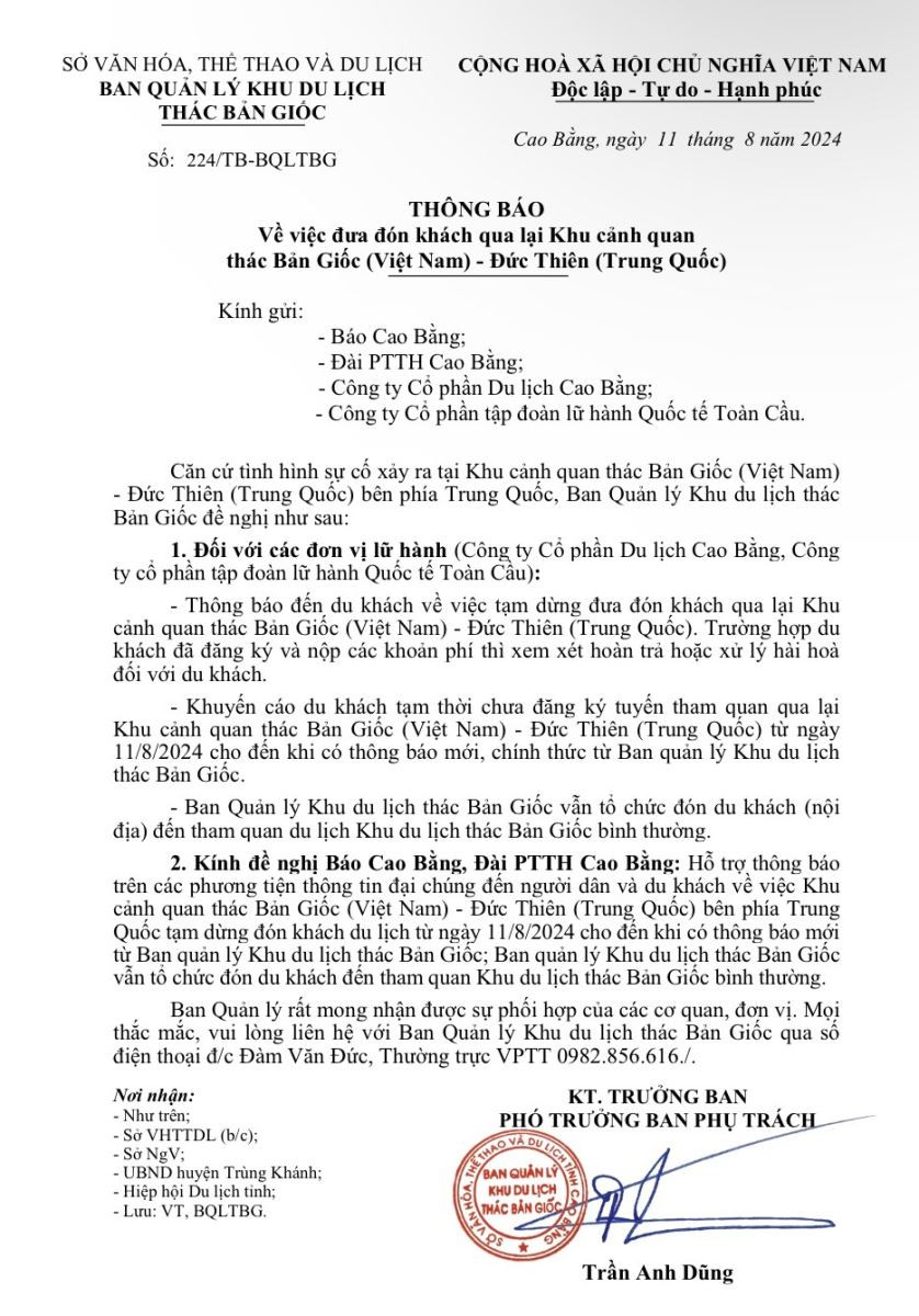 Tam dung dua don khach tham quan thac Ban Gioc - Duc Thien-Hinh-2