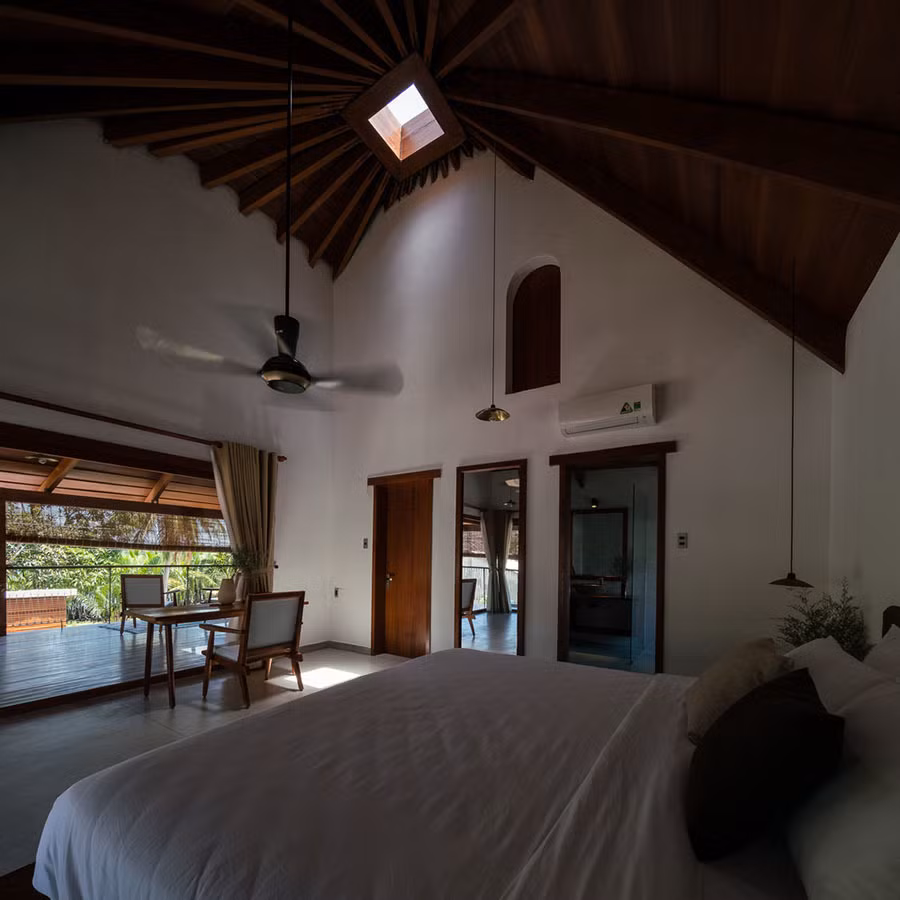 Biet thu song lap o Hoi An xoa nhoa ranh gioi giua nha o va thien nhien-Hinh-12