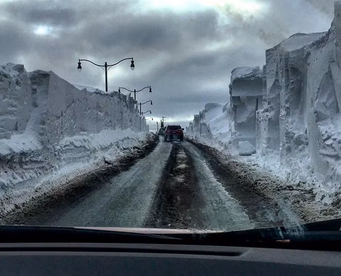 Khung cảnh này không khác gì bối cảnh của một bộ phim kinh dị.