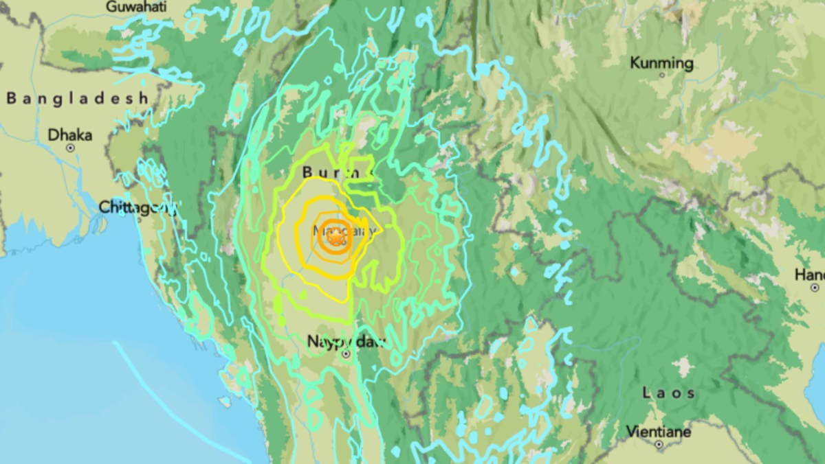 Dong dat manh o Myanmar, rung chan lan sang nhieu nuoc Dong Nam A-Hinh-2