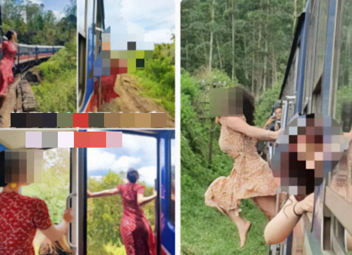 Một ngày sau khi vụ tai nạn xảy ra, Đại sứ quán Trung Quốc tại Sri Lanka đã ra thông báo trên trang web, nhắc nhở du khách "tránh xa cửa tàu và không được nhoài người ra khỏi tàu để chụp ảnh". Ảnh: 163.com.