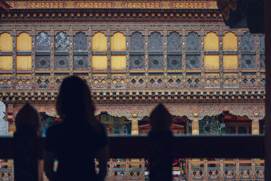 Kiến trúc Dzong rất độc đáo ở Bhutan.