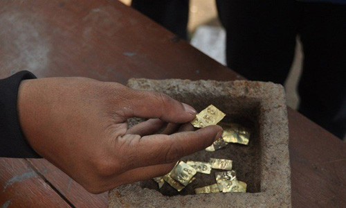 So do dao gieng trung hop vang 22 mieng nghin nam tuoi