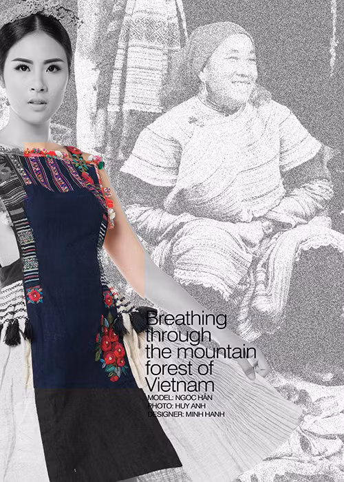 Theo đó, NTK Minh Hạnh đã mời chị Vàng Thị Mai Hà Giang) và Hồ Thị Hợp (Huế) sẽ mang những khung dệt thô sơ nhất vào buổi giới thiệu bộ sưu tập ở Pháp. 