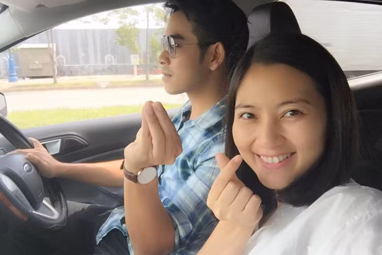 Hình ảnh Ngọc Lan - Thanh Bình hạnh phúc bên nhau.