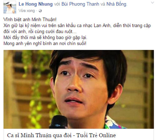 Chia sẻ của Hồng Nhung.