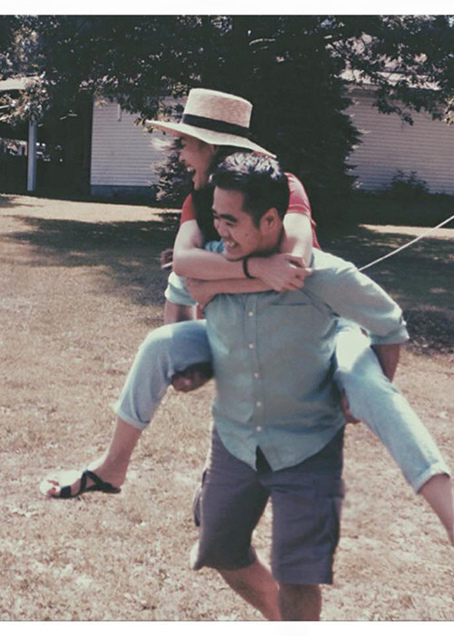 Loat anh ngot ngao cua sieu mau Tuyet Lan ben ban trai-Hinh-12