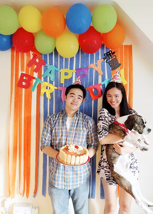 Loat anh ngot ngao cua sieu mau Tuyet Lan ben ban trai-Hinh-4