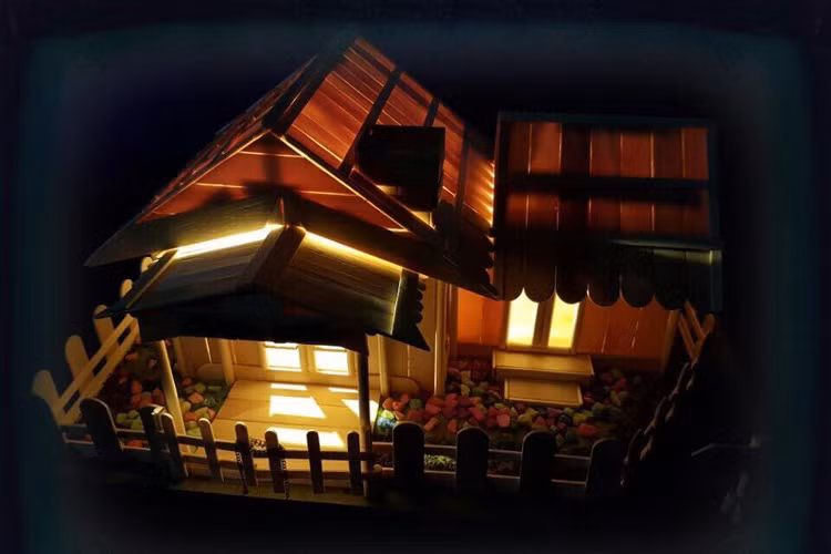 Lê Phương viết: “Anh đứng yên, trên tay là món quà sinh nhật tự tay anh làm với nụ cười, ánh mắt ấm áp không thể tả. Sinh nhật vui vẻ em yêu nhé!”.