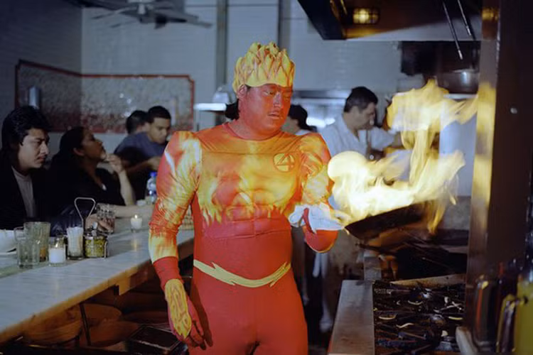 Khi "siêu nhân" trổ tài đầu bếp. 