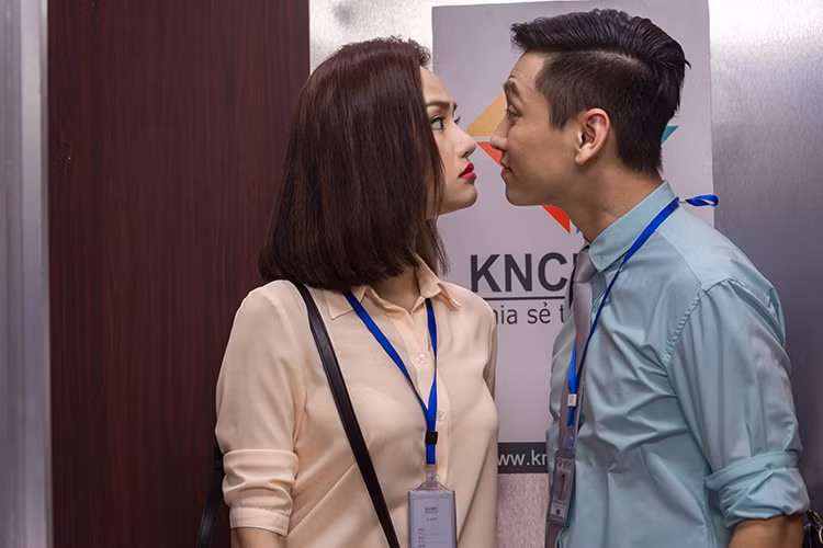 Trong “Bạn gái tôi là sếp”, chồng Lê Thúy đóng vai chàng nhân viên ngân hàng “không phải dạng vừa đâu”. 