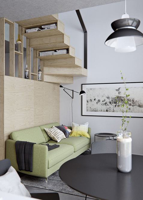 Lựa chọn màu sắc tinh tế với những gam màu sáng có thể mang lại cảm giác căn hộ như rộng hơn. 