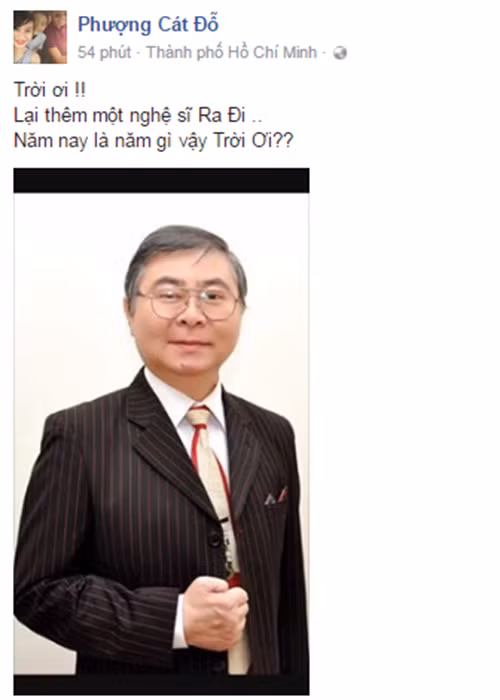 Danh hài Cát Phượng cũng bày tỏ sự bàng hoàng và niềm thương tiếc. Được biết, lễ viếng NSND Thanh Tòng sẽ bắt đầu từ 21h ngày 22/9. Lễ động quan diễn ra vào ngày 24/9 và ông sẽ được an táng tại Nghĩa trang Gò Đen.