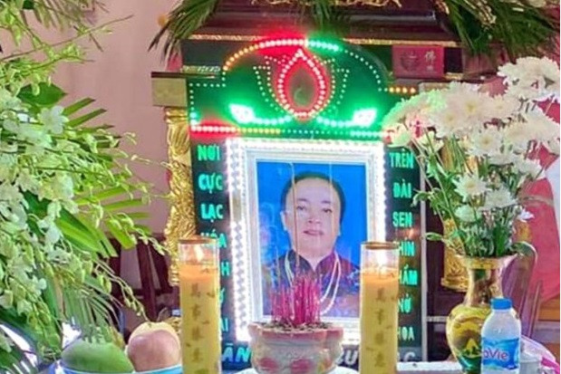 Đám tang giả của bà Trần Thị Tuyến.