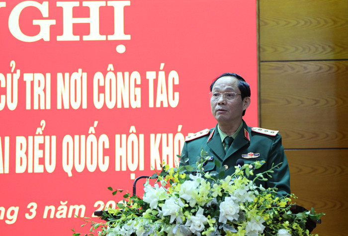 Dai tuong Luong Cuong duoc gioi thieu ung cu DBQH khoa XV-Hinh-4