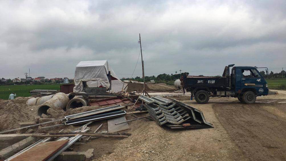 Dự án khu dân cư mới phía Tây thị trấn Nam Sách (huyện Nam Sách, tỉnh Hải Dương) đang trong giai đoạn thi công hạ tầng kỹ thuật và hoàn thiện các thủ tục pháp lý.