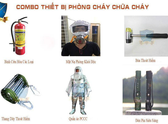 Thị trường các thiết bị thoát hiểm và PCCC đa phần đều là hàng Trung Quốc.