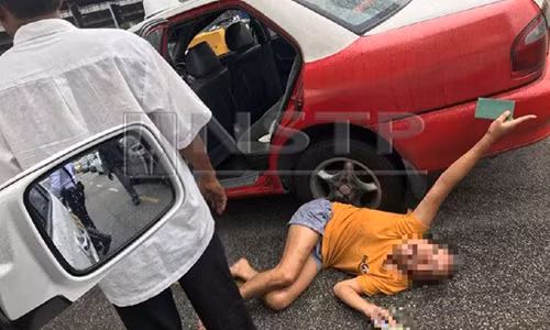 Thuc hu co gai Viet nam giua duong Malaysia bi to mac benh tam than