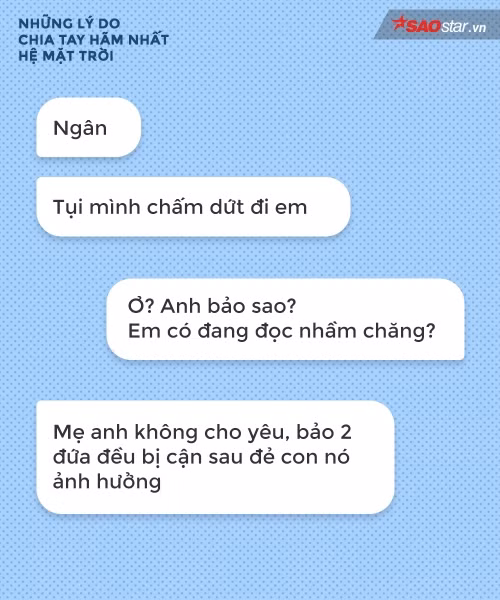 Okay cầu cho người yêu tiếp theo của anh bị viễn thị hoặc loạn thị gì đấy.
