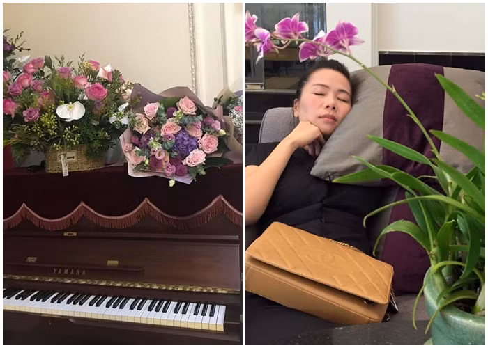 Từng góc nhỏ của căn nhà đều được chăm chút cẩn thận, với những bông hoa, những bức tranh ảnh,… làm toát lên nét tao nhã và sang trọng, quý phái.