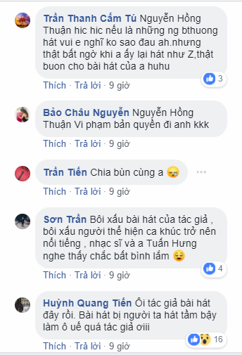 Hau scandal, Hoa Vinh che loi bai hat day dung tuc