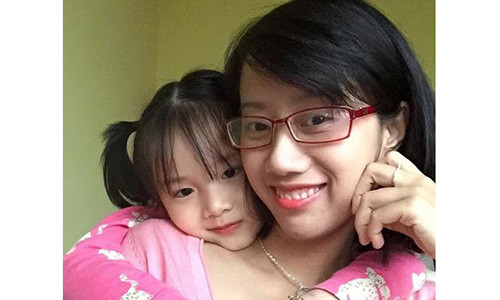 Chị Dương tưởng rằng đã mất con ngay trên đường về nhà.