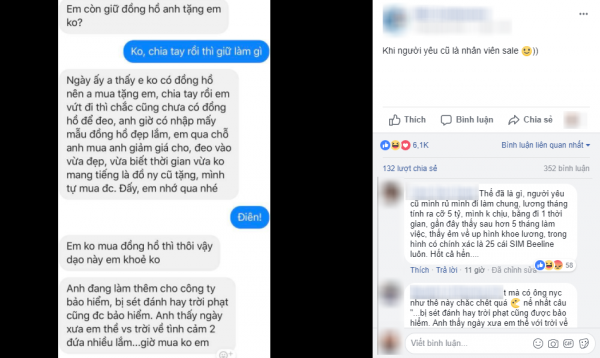 Cứ ngỡ người yêu cũ còn tình cảm với mình ai ngờ anh chàng đến tư vấn bán đồng hồ, tập 2 là bán bảo hiểm. Câu chuyện khiến nhiều người bật cười sảng khoái.