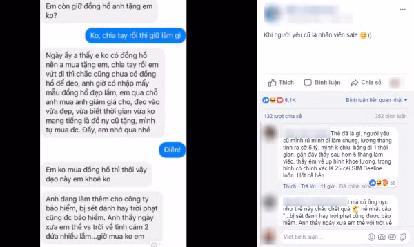 Cứ ngỡ người yêu cũ còn tình cảm với mình ai ngờ anh chàng đến tư vấn bán đồng hồ, tập 2 là bán bảo hiểm. Câu chuyện khiến nhiều người bật cười sảng khoái.