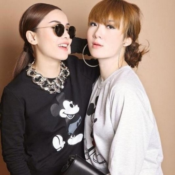 Yến Trang và Yến Nhi.