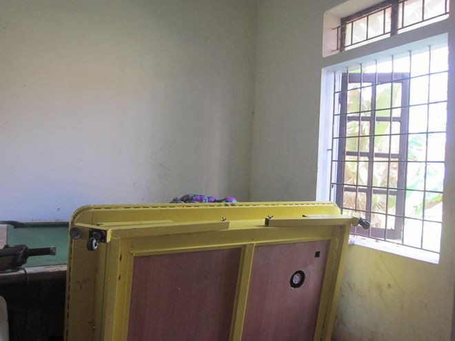 Hiện trường nơi anh Ngôn được phát hiện chết trong tư thế treo cổ.