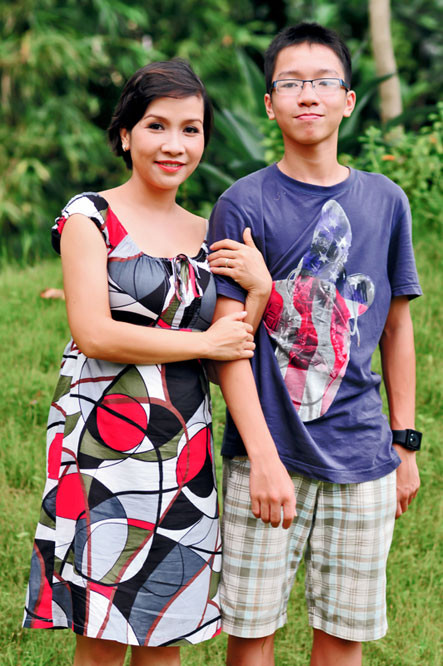 Duy Anh là con trai duy nhất của vợ chồng Mỹ Linh - Anh Quân.