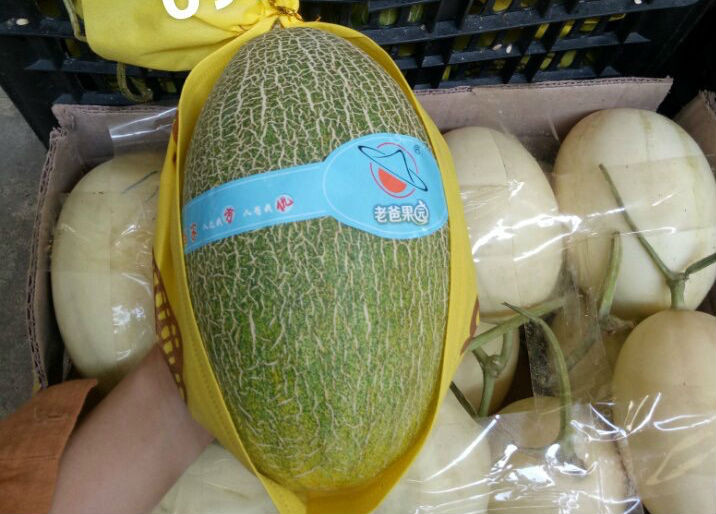 Dưa lưới xanh Trung Quốc tràn ngập trên thị trường.
