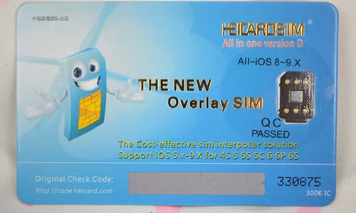 Những mẫu sim ghép xuất xứ từ Trung Quốc, từng được bán với giá lên đến 200-350 nghìn. Ảnh: DHgate.