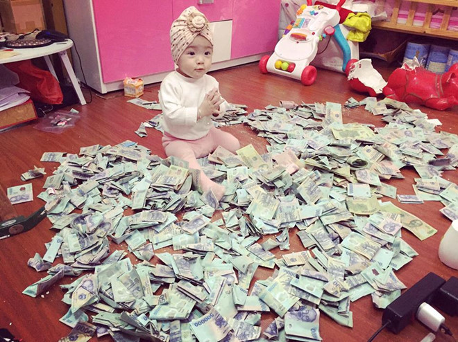 Số tiền tiết kiệm trong 5 năm của đôi vợ chồng trẻ. Ảnh: NVCC.