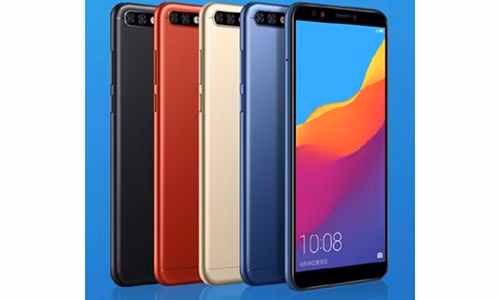 Các tùy chọn màu của Honor 7C.