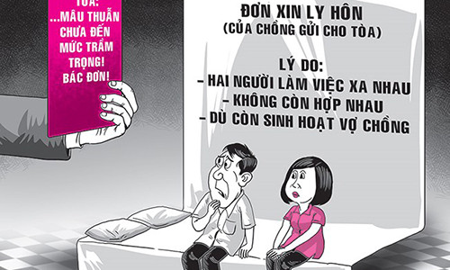 Doi ly hon vi vo khong chiu sinh con