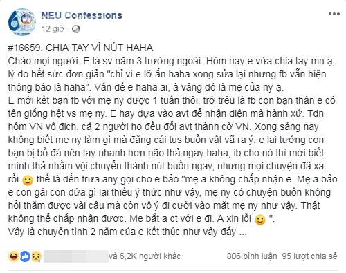 Bi hai co gai bi cham dut moi tinh 2 nam vi dieu bat ngo nay