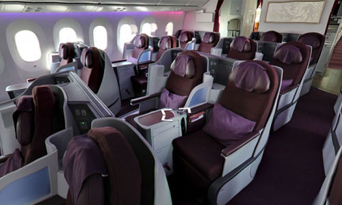 Phụ nữ mang thai sẽ không có cơ hội được ngồi trên ghế hạng sang trên máy bay Boeing 787-9 Dreamliner của Thái Lan. Ảnh: Coconuts