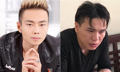 Ca sĩ Nam Khang (trái) chia sẻ về mối quan hệ giữa ca sĩ Châu Việt Cường (phải) và Đỗ Phượng Anh.