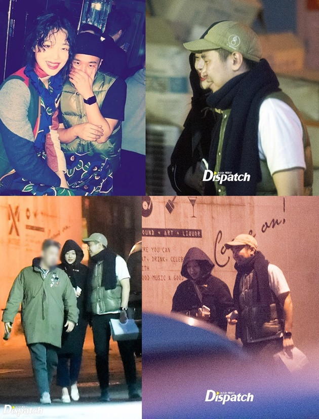 Sulli - Kim Min Joon: Ngày 10/5/2017, Sulli thừa nhận với báo chí đang hẹn hò doanh nhân giàu có Kim Min Joon. Kim hơn Sulli 11 tuổi và là bạn thân của bạn trai cũ của cô, Choiza. Mỹ nữ 24 tuổi của SM khẳng định cô mới bắt đầu hẹn hò với doanh nhân Kim Min Joon được khoảng 2 tháng. Sau đó, Dispatch đã "lật tẩy" lời nói dối của Sulli khi nhanh chóng công bố ảnh cô đi chơi riêng với Kim từ dịp Valentine trước đó.