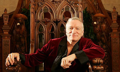 Ông chủ Playboy Hugh Hefner.