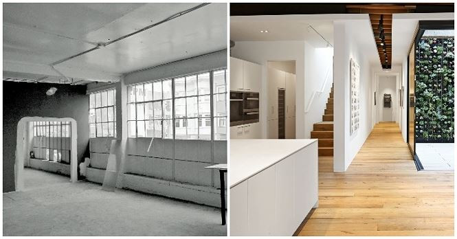 Ngôi nhà trước đây chỉ là những bức tường trần thô sơ. Sau 5 năm cải tạo, công trình ở khu phố South of Market của San Francisco (Mỹ) trở nên sang trọng, hiện đại với 3 phòng ngủ và 1 phòng làm việc.