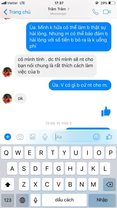 Chỉ cần nhận được tiền, chủ dịch vụ hứa chắc sẽ cho "con giáp thứ 13" "bốc hơi"" nhanh (Ảnh chụp màn hình).