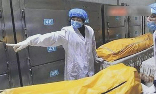 Các nhà xác ở Trung Quốc đang đối mặt với tình trạng thiếu chỗ.
